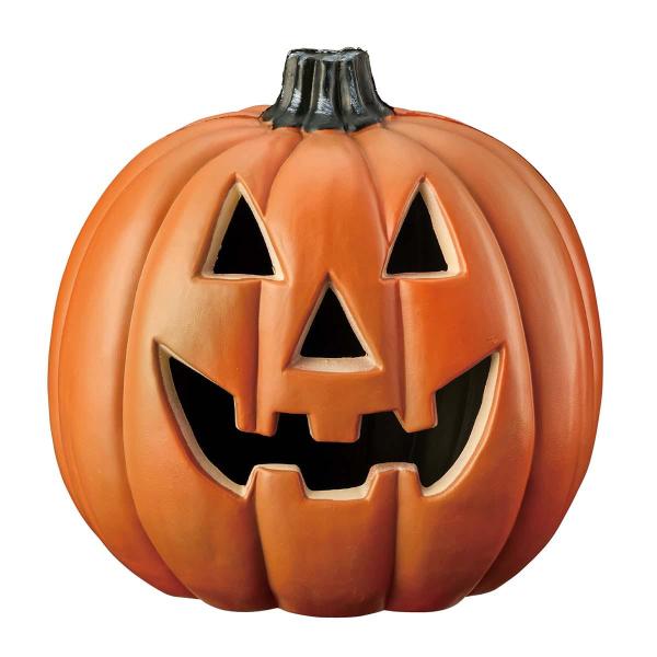 秋の装飾 ハロウィン 飾り 店舗・自宅兼用 LEDパンプキンランタン L 1個 幅32×奥行23×高...