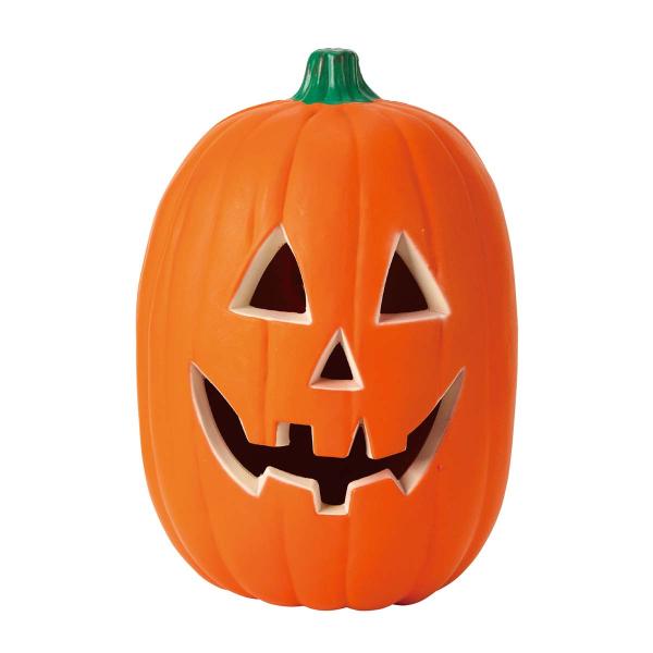 秋の装飾 ハロウィン 飾り 店舗・自宅兼用 LEDパンプキンランタン XL 1個 幅27.5×奥行2...