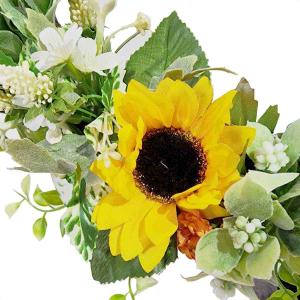 夏の装飾 ひまわり 玄関 壁掛け 飾り 造花 ...の詳細画像1