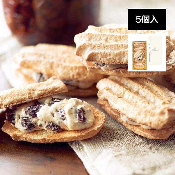 送料無料　ANTENOR アンテノール レーズンサンド５個入り お菓子 スイーツ 洋菓子   御中元...
