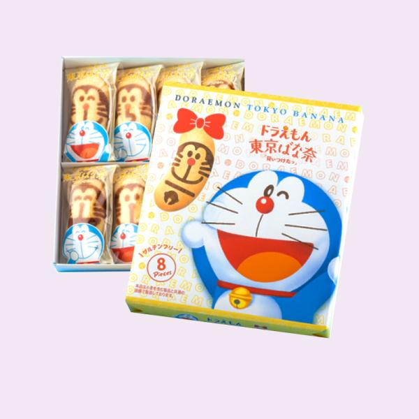 送料無料 東京ばな奈「見ぃつけたっ」 ドラえもん　8個入　夏ギフト　東京バナナ 洋菓子 ケーキ 東京...