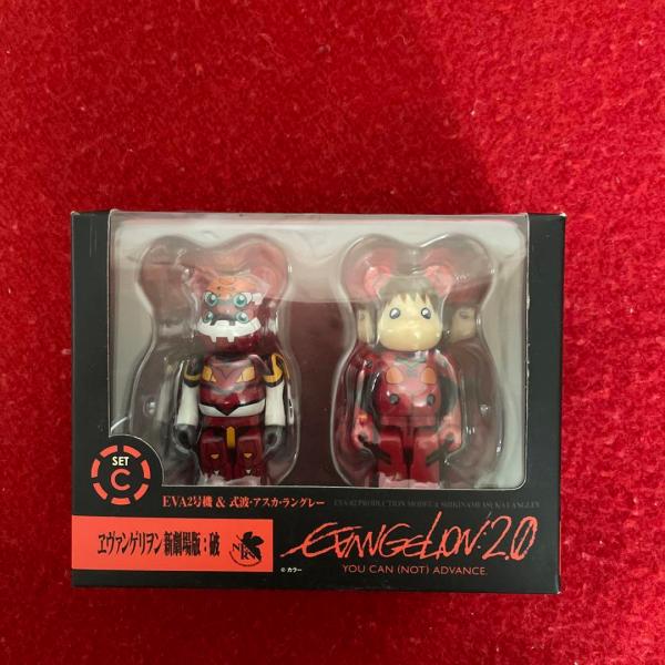 エヴァンゲリオン新劇場版 破 EVA2号機&amp;アスカ BEARBRICK