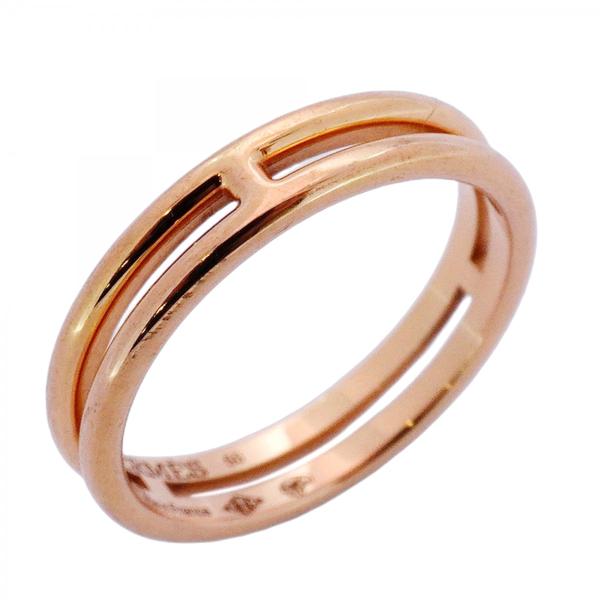 ★SALE【5jmb0840】エルメス リング アリアンヌ K18PG ピンクゴールド ＃50【中古...