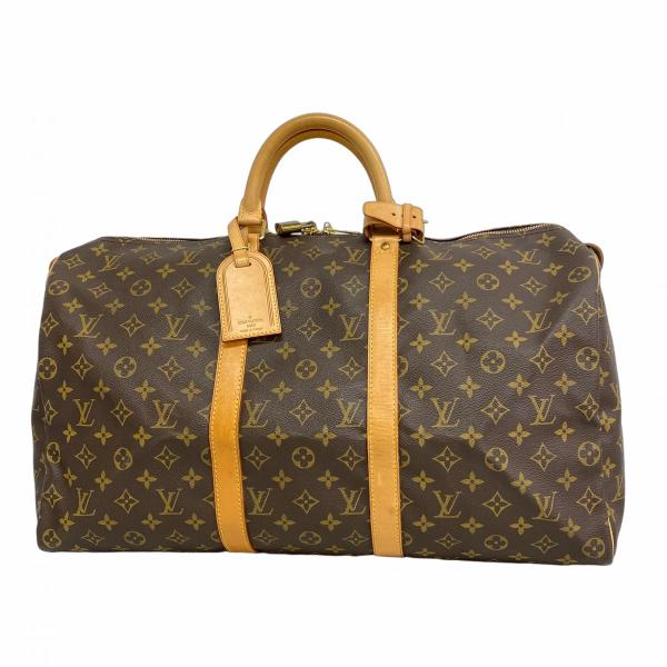 【5mb2064】ルイヴィトン ボストンバッグ モノグラム キーポル50 M41426 ブラウン【中...