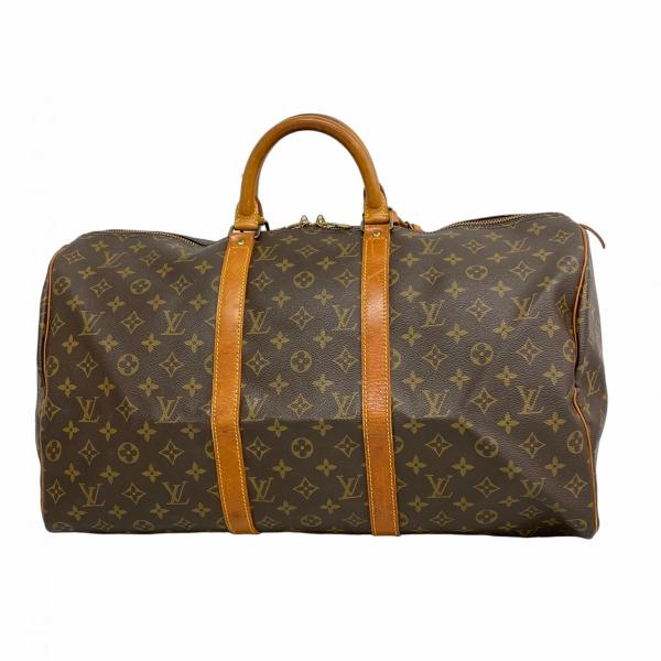 【5mb2188-h】ルイヴィトン ボストンバッグ モノグラム キーポル50 M41426 ブラウン...