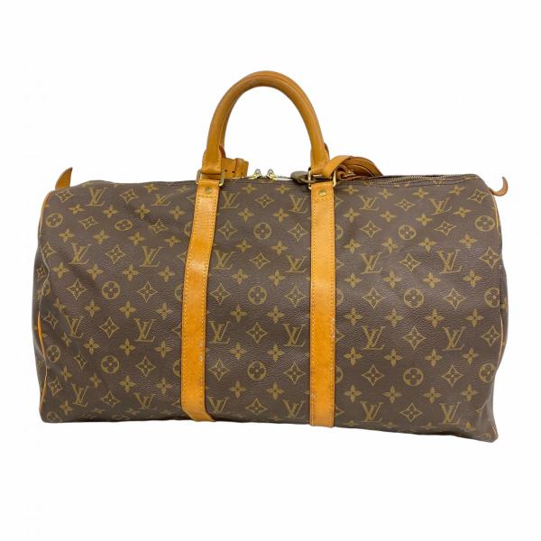 【5mc2725】ルイヴィトン ボストンバッグ モノグラム キーポル50 M41426 ブラウン【中...