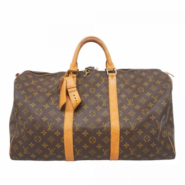 【5mc3137】ルイヴィトン ボストンバッグ モノグラム キーポル50 M41426 ブラウン【中...