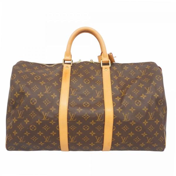 【5ob1070】ルイヴィトン ボストンバッグ モノグラム キーポル50 M41426 ブラウン【中...