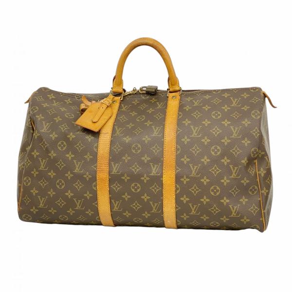 【5oc1589】ルイヴィトン ボストンバッグ モノグラム キーポル50 M41426 ブラウン【中...