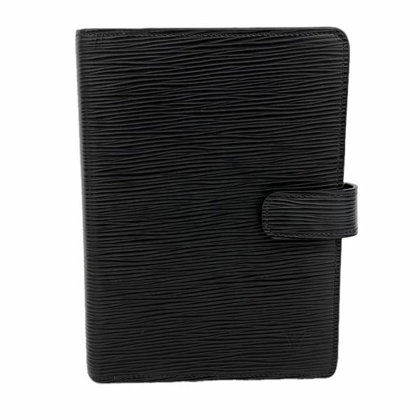 【6cd4642-k】ルイヴィトン 手帳カバー エピ アジェンダMM R20042 ノワール【中古】...