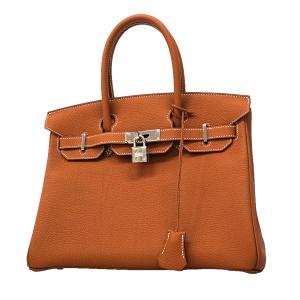 ★SALE 【6fa1751-g】エルメス ハンドバッグ バーキン30 トゴ ゴールド ゴールド金具 K刻印【中古】レディース