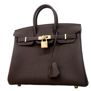 ★最終価格★SALE 【6fa1798-g】エルメス ハンドバッグ バーキン25 トゴ べブラン シャンパンゴールド金具 K刻印【中古】レディース