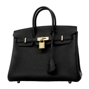 ★最終価格★SALE 【6fe6970-g】エルメス ハンドバッグ バーキン25 トゴ ブラック ゴールド金具 G刻印【中古】レディース