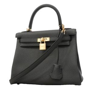 【6he4523-g】エルメス ハンドバッグ ケリー25 トゴ プロン ゴールド金具 G刻印 2wayバッグ【中古】レディース