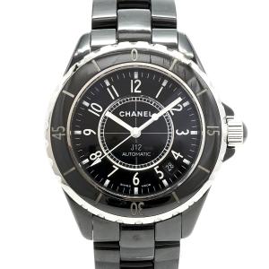 ★最終価格 【6whd0265】シャネル J12 H0685 黒文字盤【中古】腕時計 メンズ