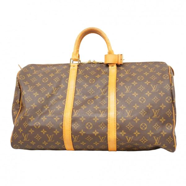 【5od3274】ルイヴィトン ボストンバッグ モノグラム キーポル50 M41426 ブラウン【中...