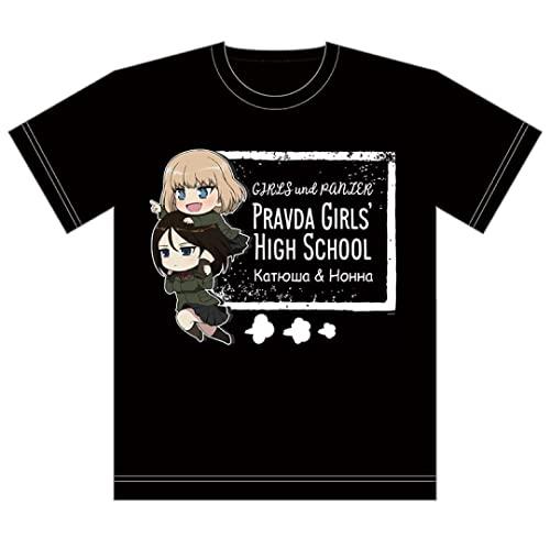 ガルパン フルカラーTシャツ（カチューシャ ノンナ／ミニキャラ)