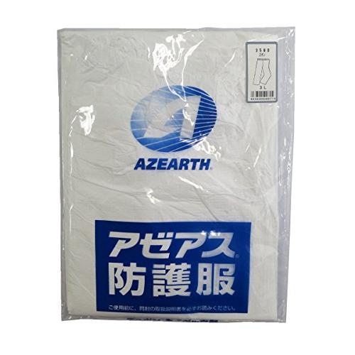 アゼアス デュポン(TM) タイベック(R)製 ズボン 3L 3580-3L ホワイト