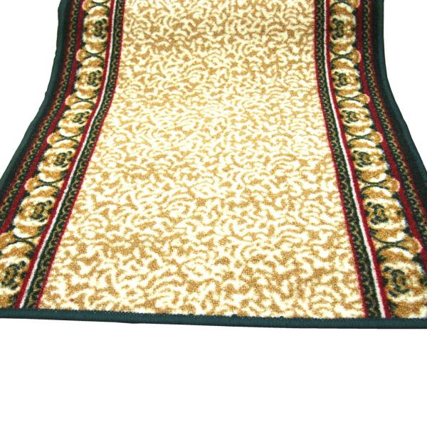 萩原 マット 廊下敷き 「アイラス IN」 ベージュ 約80X240 洗える 270022214