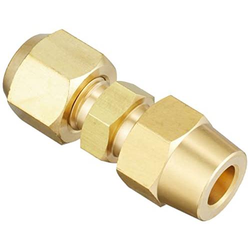 フローバル 冷媒用フレアジョイント 径違いユニオンN付 KU-208 N付 1/4x5/16