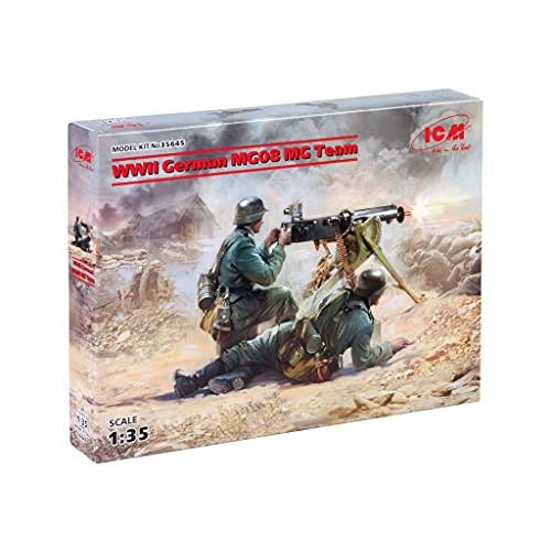 アイシーエム(ICM) 1/35 第二次 ドイツ MG08 MGチーム プラモデル 35645