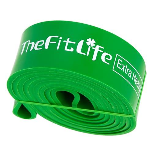 TheFitLife トレーニングチューブ 筋トレチューブ 懸垂チューブ (グリーン)