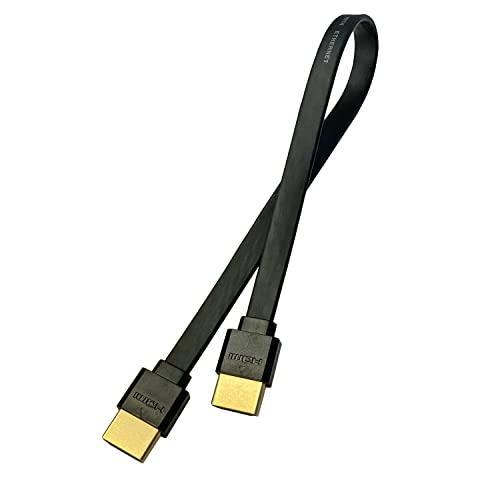 スモールフラットタイプ HDMIケーブル 30cm 4K 60Hz対応