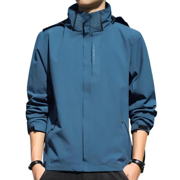 [ベンケ] 【軽くて、風を通さない】 アウトドア ジャケット 登山服 マウンテンパーカー 防寒 防風...