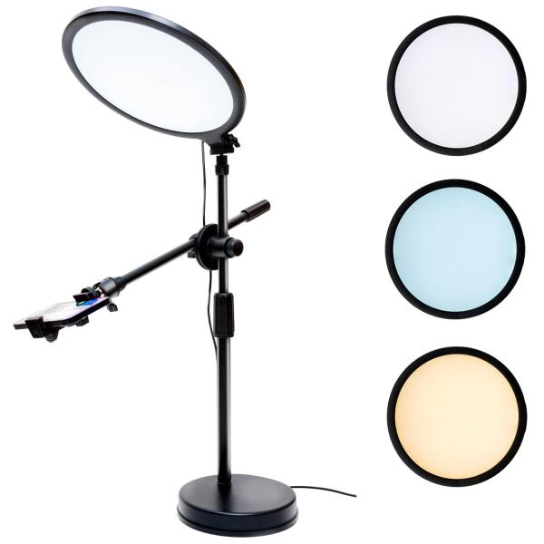 lapset 【とにかく明るい】 スマホスタンド 俯瞰撮影 真上から撮影 全面 ライト LED リン...