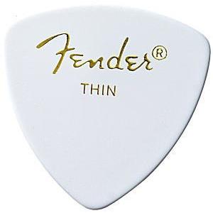 ピック 12枚セット Fender CLASSIC PICKS 346 SHAPE Thin White フェンダー ピック シン トライアングル