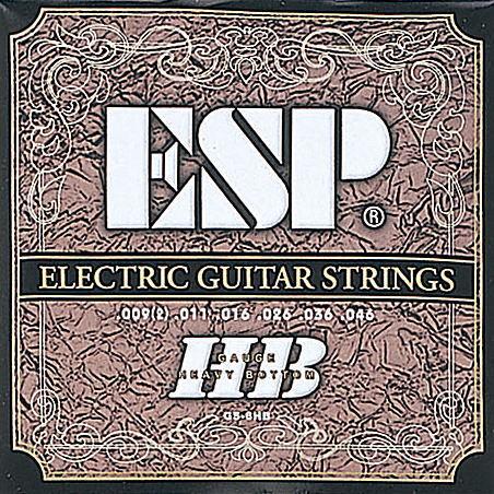 エレキギター弦 ESP GS-6HB 09-46 ヘビーボトム 日本製