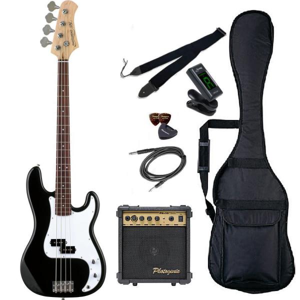 Photogenic フォトジェニック PB240 BK W3P 【エレキベース初心者入門8点ライト...