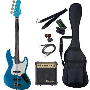 Photogenic フォトジェニック エレキベース JB-240/BK/W3P Photogenic JB-240/W3P BK ベース 初心者12点セット 【Fenderアンプ付