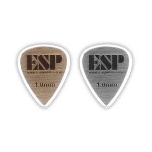 ピック 5セット ギター ベース ESP オリジナル ピック ティアドロップ タイプ ヘアライン