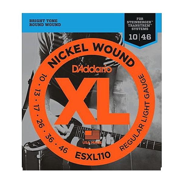 エレキギター弦 ダダリオ ESXL110 D'Addario スタインバーガー用ダブルボールエンド