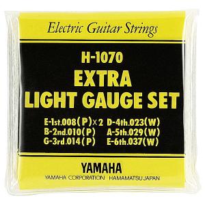 ヤマハ エレキギター弦 セット エキストラライトゲージ YAMAHA H1070 Extra Light Gauge 08-37 H-1070｜大谷楽器