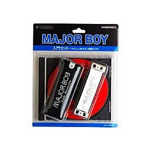 ブルースハープ 1710CX トンボ  テンホール ハーモニカ  MAJORBOY 初心者入門セット CD付｜otanigakki