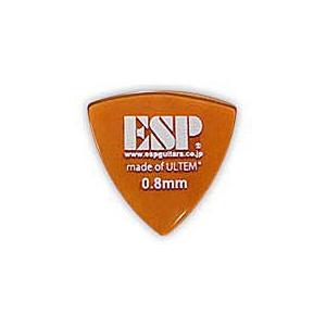 ピック 5セット ESP PD-PSU08 Orange Triangle ULTEM Pick トライアングル ウルテム ピック 0.8mm ギター ベース