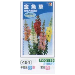 キンギョソウ　金魚草　高性大輪混合[FKG119]