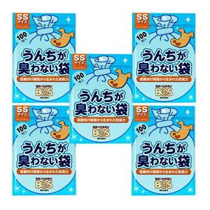 BOS（ボス） 防臭袋BOSボス うんちが臭わない袋 携帯用100枚×6個