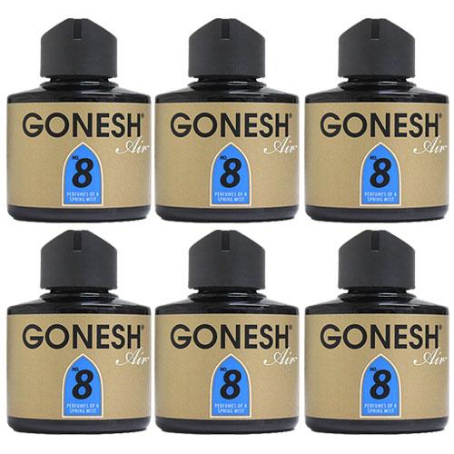 車 芳香剤 GONESH ガーネッシュ No8 6個組 芳香剤 お香 フレグランス リキッドエアフレ...
