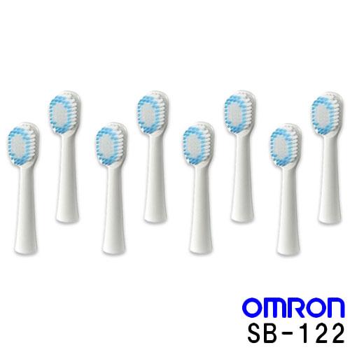 オムロン 幅広プレミアムブラシSB-122　2本入×4個組 純正 オムロン電動歯ブラシ用替えブラシ ...