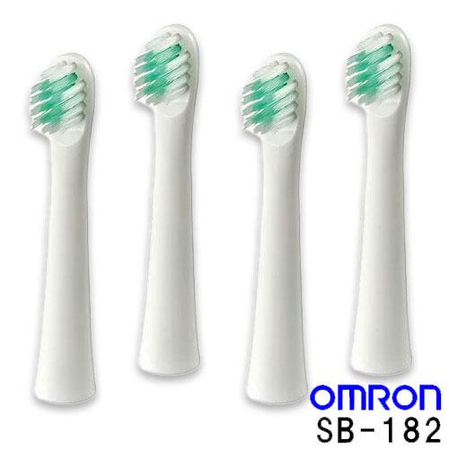 オムロン 歯周ケアブラシSB-182 2本入×2個 純正 オムロン電動歯ブラシ用替えブラシ 歯ブラシ...