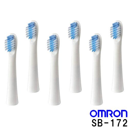 オムロン 電動歯ブラシ用替えブラシ 歯ブラシ 歯垢除去ブラシ2本入×3個 SB-172