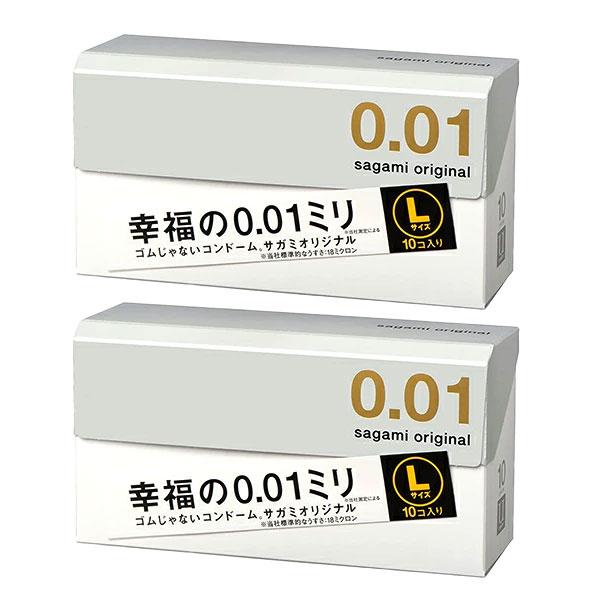 コンドーム 避妊具 サガミオリジ ナル001 sagami 0.01mm Ｌサイズ  ラージサイズ ...
