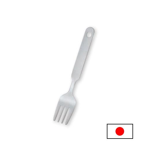 日本製 オールチタンフォーク アウトドア キャンプ カトラリー  食器 箸 チタン製フォーク