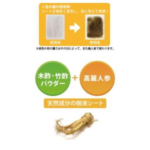 日本製 足裏シート 樹液シート 高麗人参 36...の詳細画像3