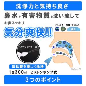 ハナクリーンα 鼻洗浄器 専用洗浄剤サーレ 3...の詳細画像3
