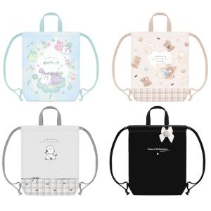 体操服入れ：ナップサック】 ハンドメイド 【花柄Xピンク】 入園