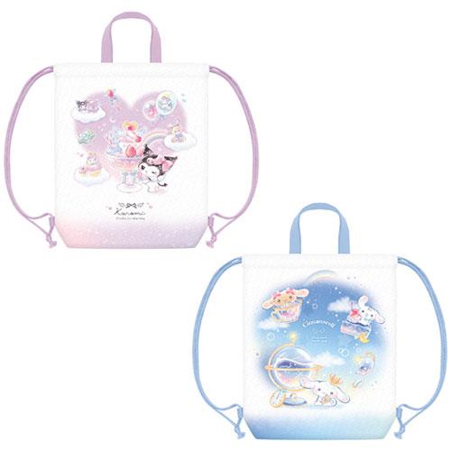 サンリオ 体操着袋 ナップサック 小学校 クロミ シナモロール 体操着入れ 体操着袋 巾着袋 体操服...